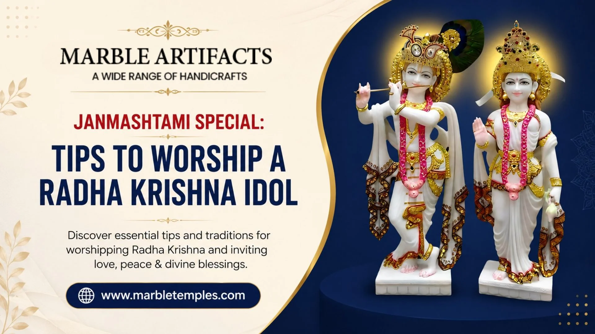 Janmashtami Special: Tips to Worship a Radha Krishna Idol
