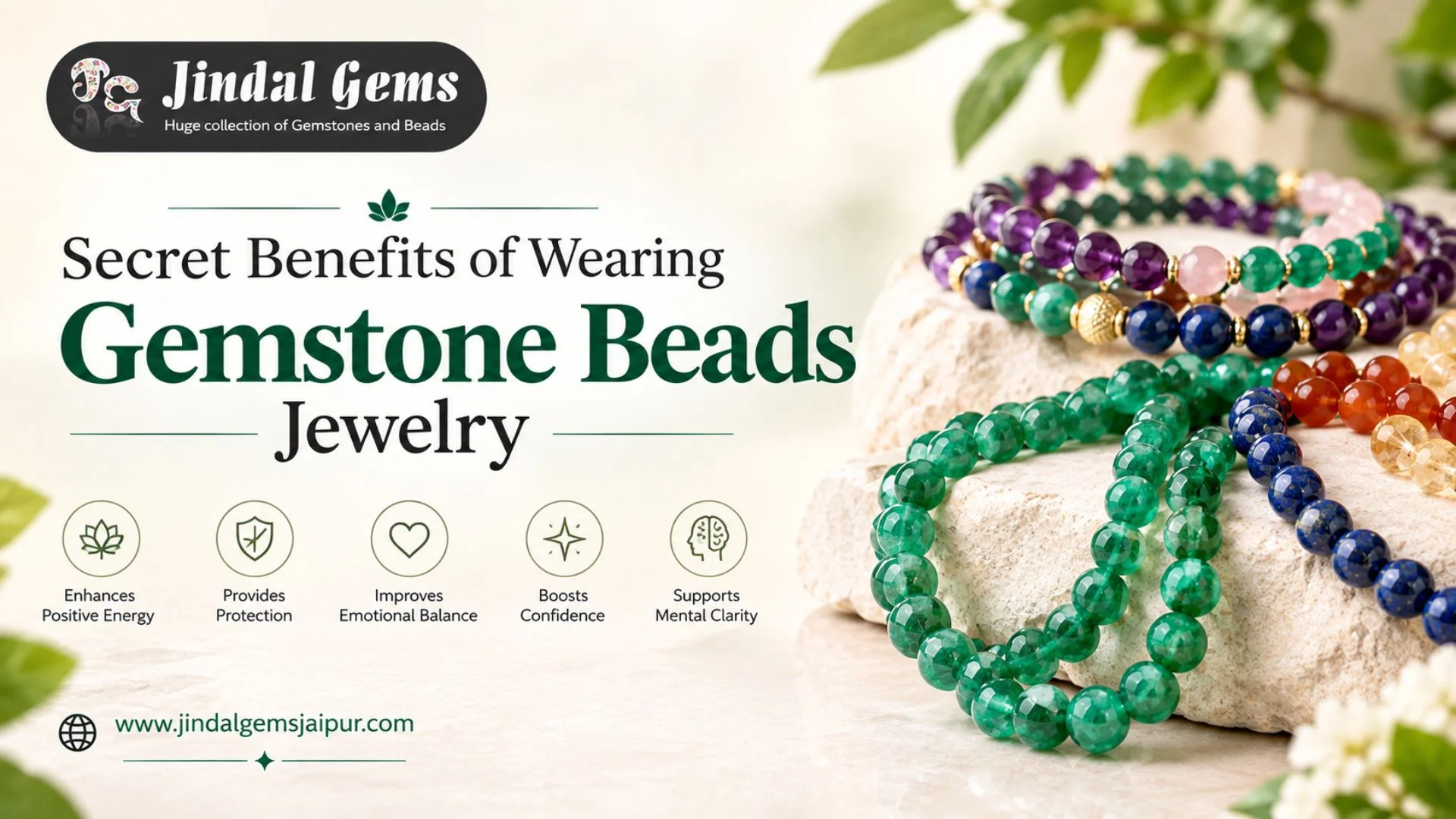 Secret Benefits of Wearing Gemstone Beads Jewelry